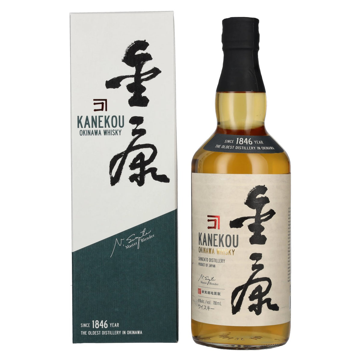 Kanekou Okinawa Blended Whisky 43% Vol. 0.7L in Gift Box
