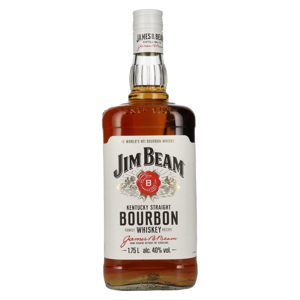 Jim Beam Kentucky Straight Bourbon Whiskey 40% Vol. 1.75l