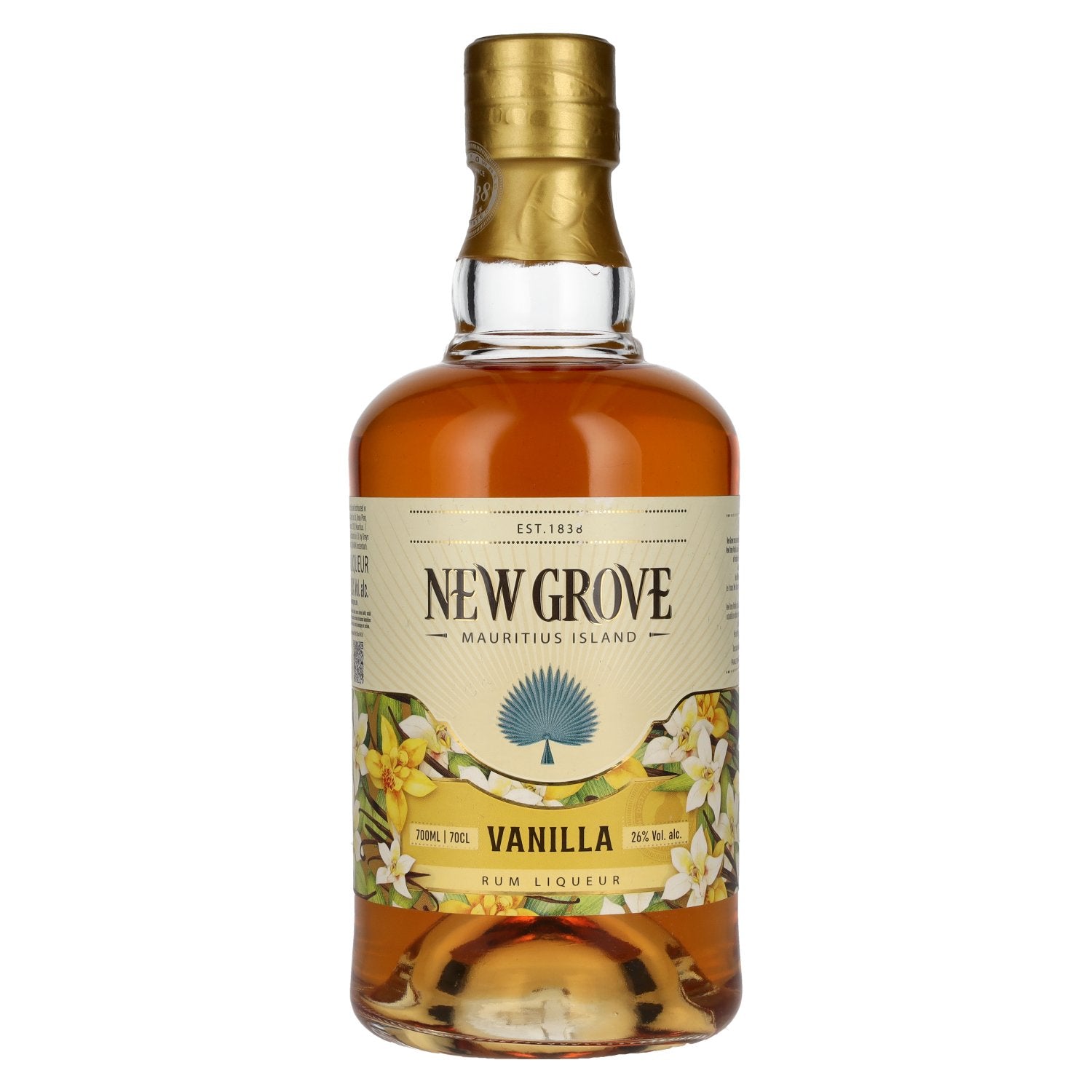 New Grove Vanilla Mauritius Island Rum Liqueur 26% Vol. 0.7l