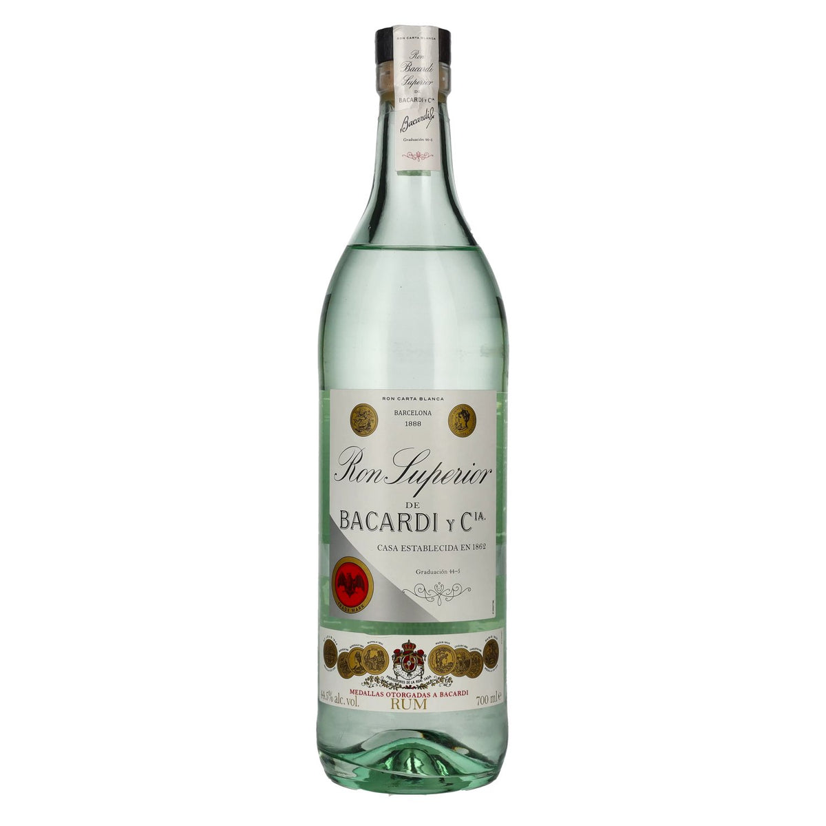 Bacardi Ron Carta Blanca Superior Heritage 1909 44.5% vol. 0.7 l