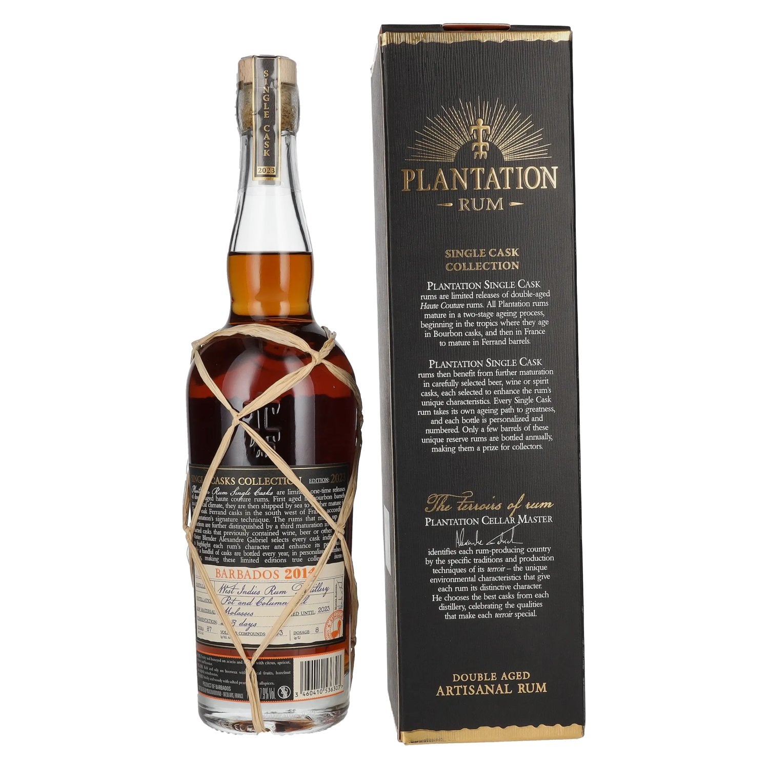 Plantation Rum BARBADOS 2014 Riversaltes Finish by delicando 2023 47,9% Vol. 0,7l in Geschenkbox