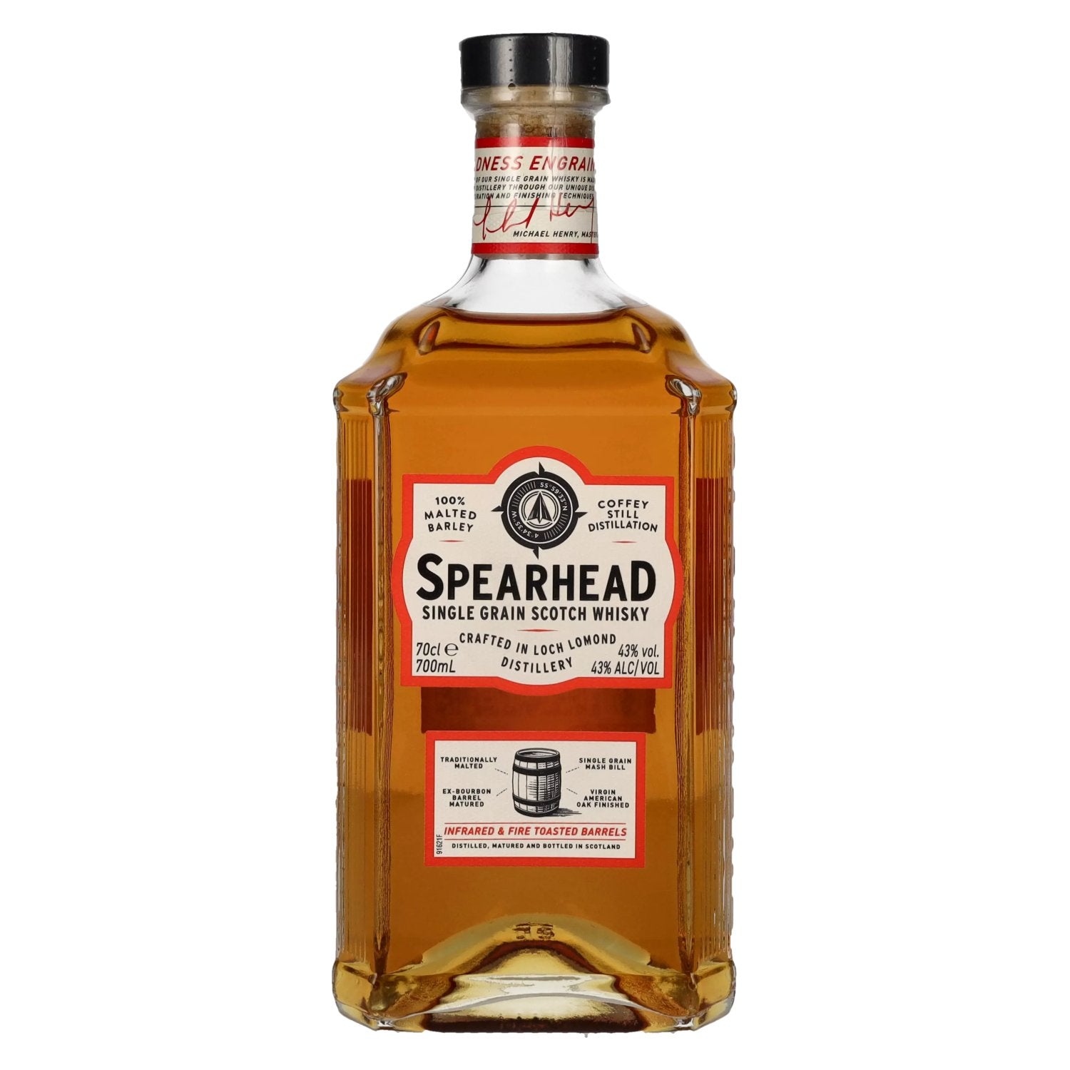 Loch Lomond Spearhead Single Grain Scotch Whisky 43% Vol. 0.7l