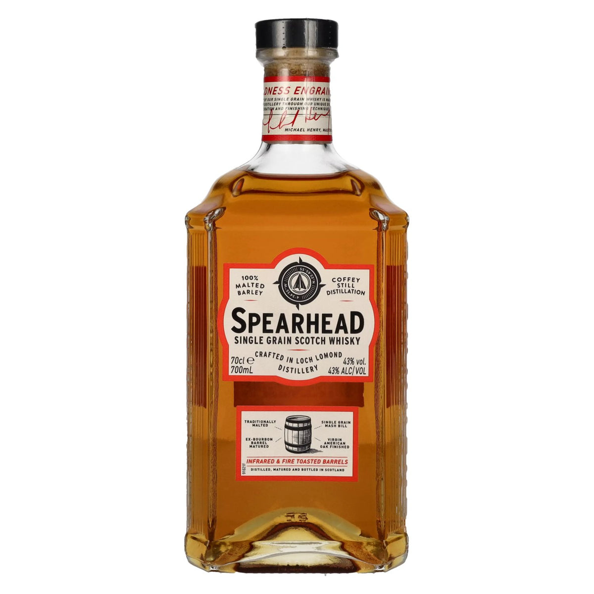 Loch Lomond Spearhead Single Grain Scotch Whisky 43% Vol. 0.7l