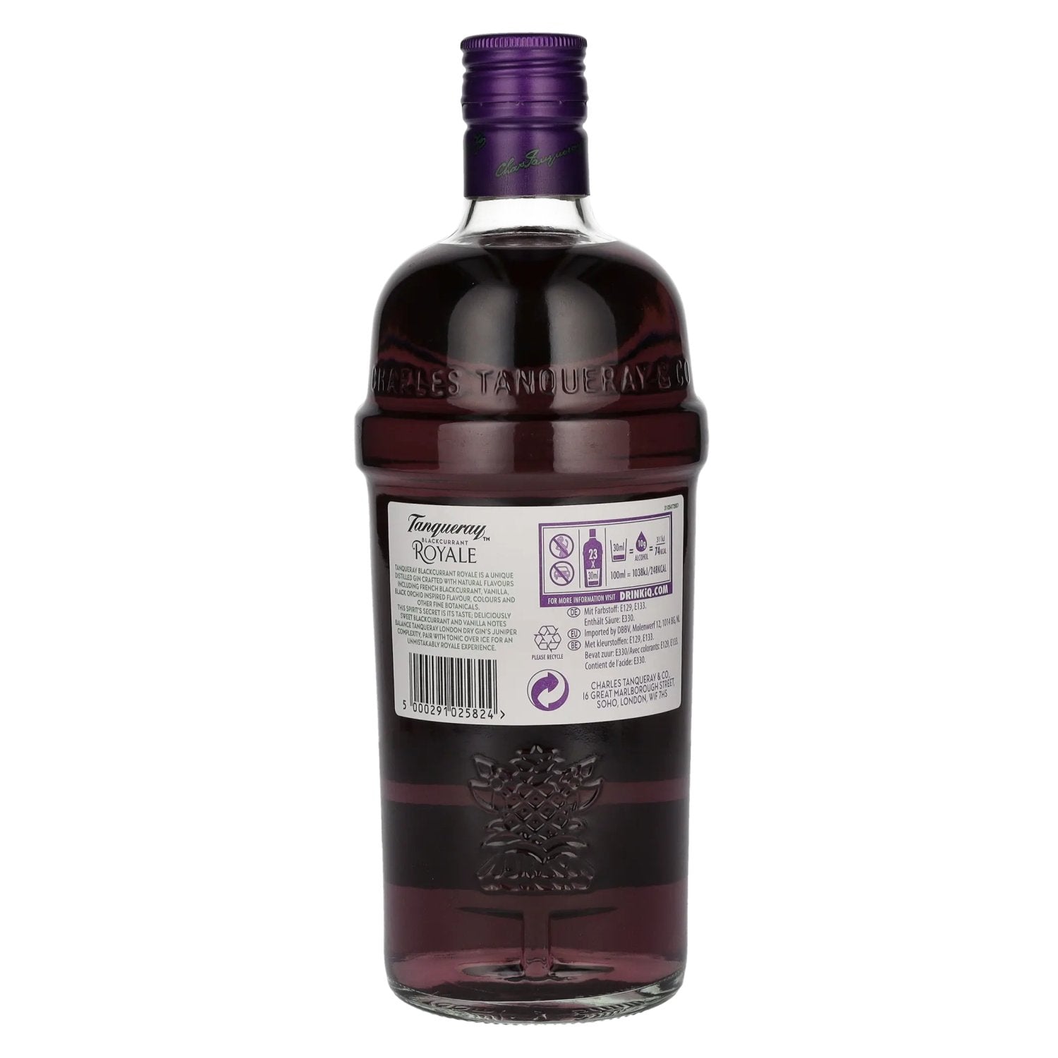 Tanqueray Blackcurrant ROYALE Distilled Gin 41.3% Vol. 0.7l