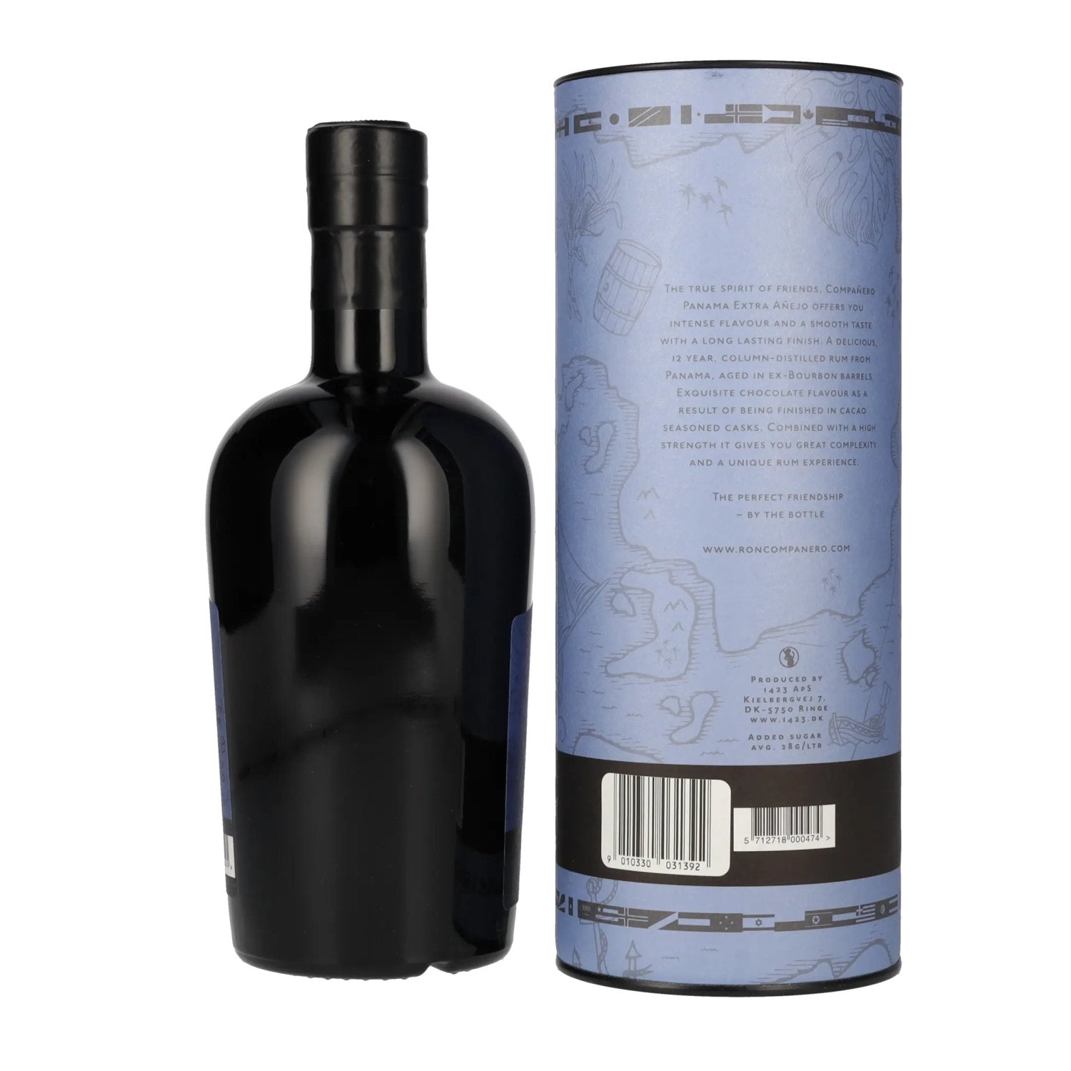 Compañero PANAMA Extra Añejo Spirit Drink 54% Vol. 0,7l in Geschenkbox