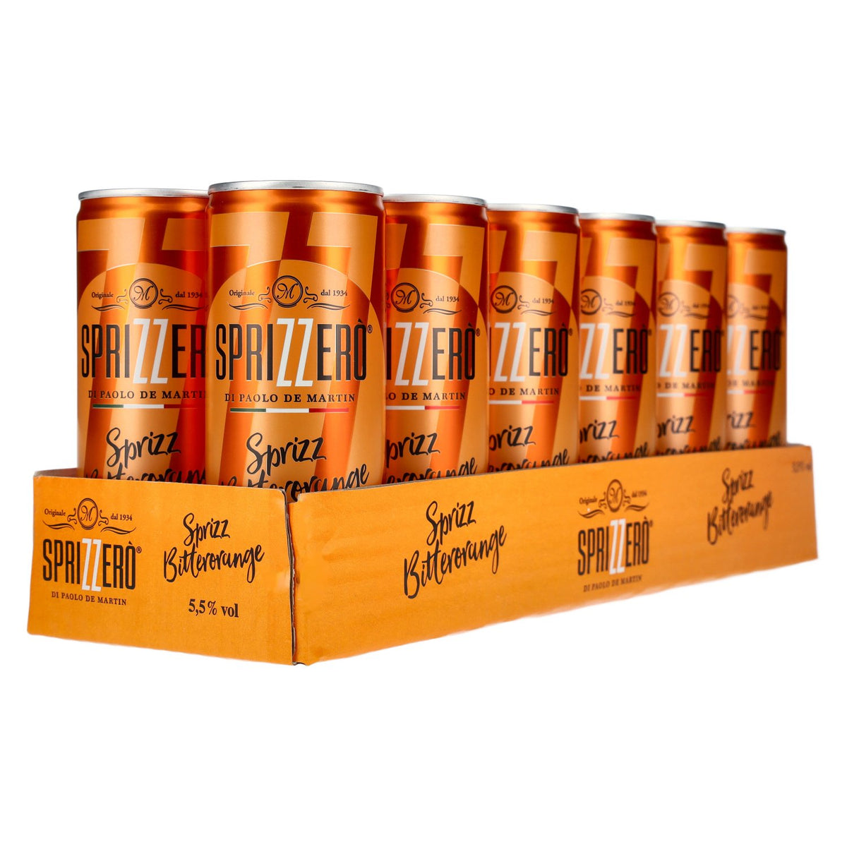 Sprizzerò Sprizz Bitter Orange 5.5% ABV 12 x 0.25 l tins (deposit required)