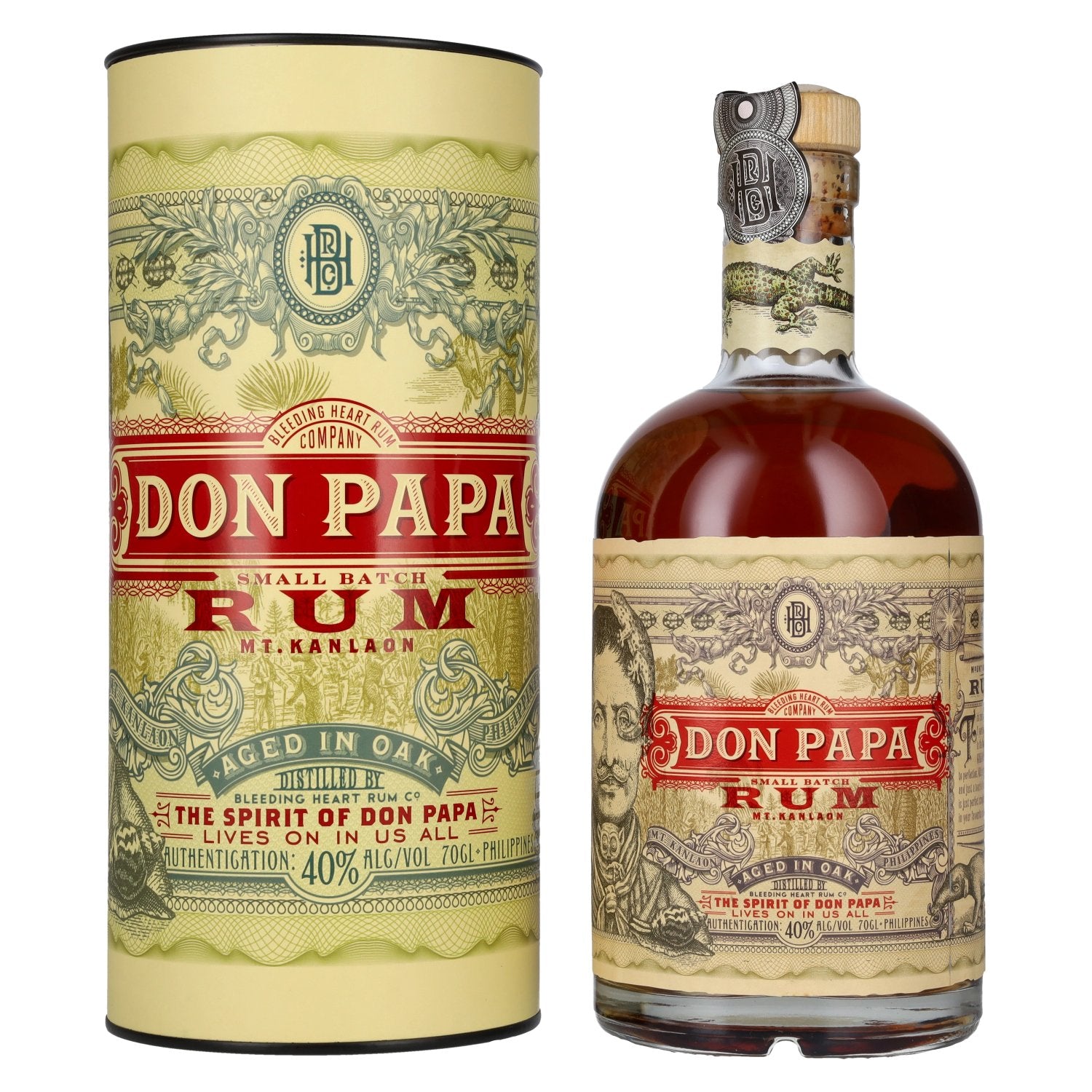 Don Papa 7 Years Old Small Batch Rum - Old Edition 40% Vol. 0,7l in Geschenkbox