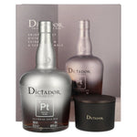 Dictador PLATINUM Colombian Aged Rum 40% Vol. 0.7l in Gift Box with Candle
