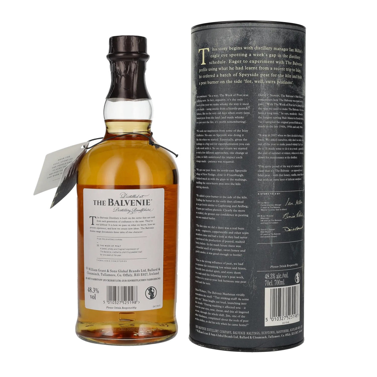The Balvenie 14 Years Old The WEEK OF PEAT 48.3% Vol. 0.7L in Gift Box