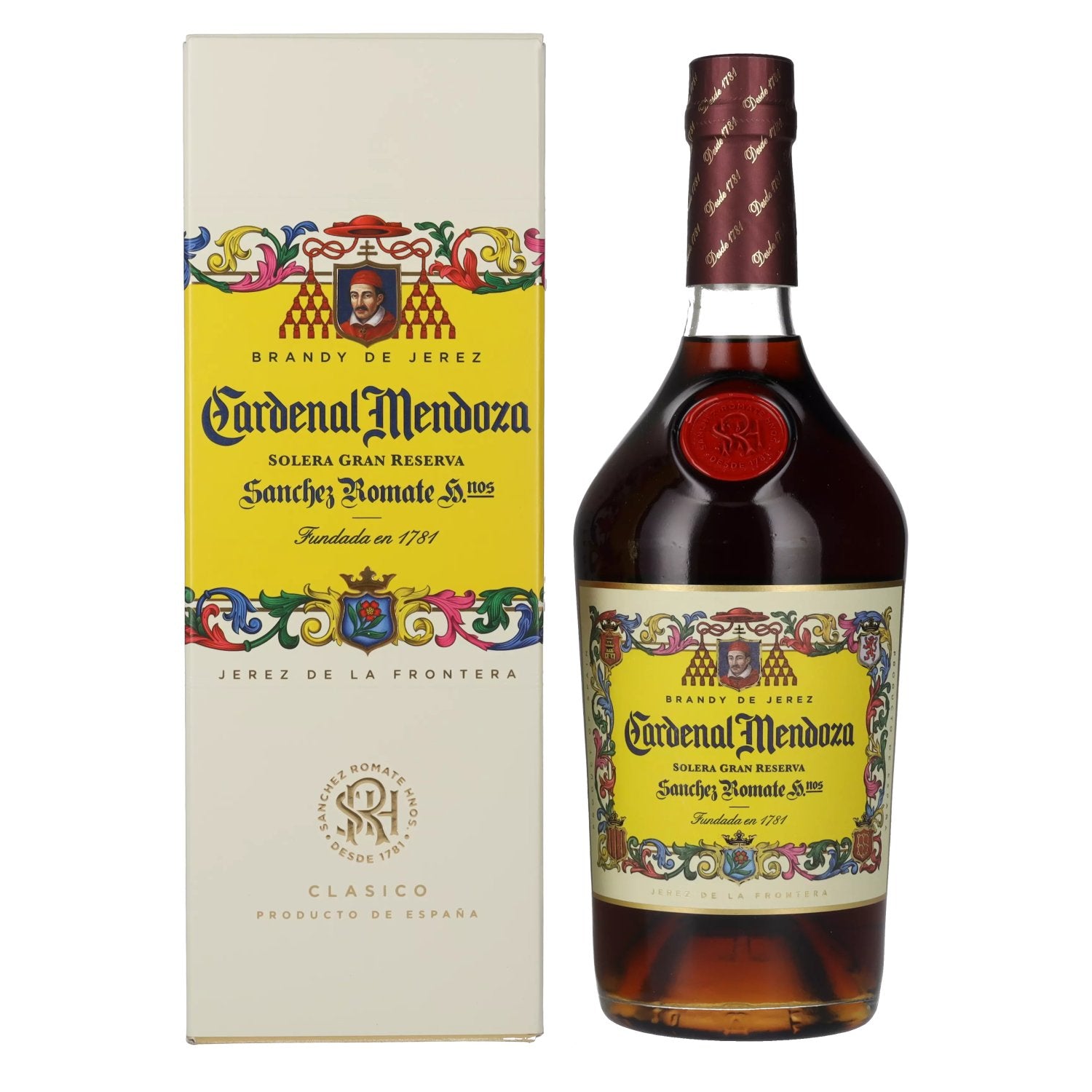 Cardenal Mendoza Brandy de Jerez 40% Vol. 0.7L in Gift Box