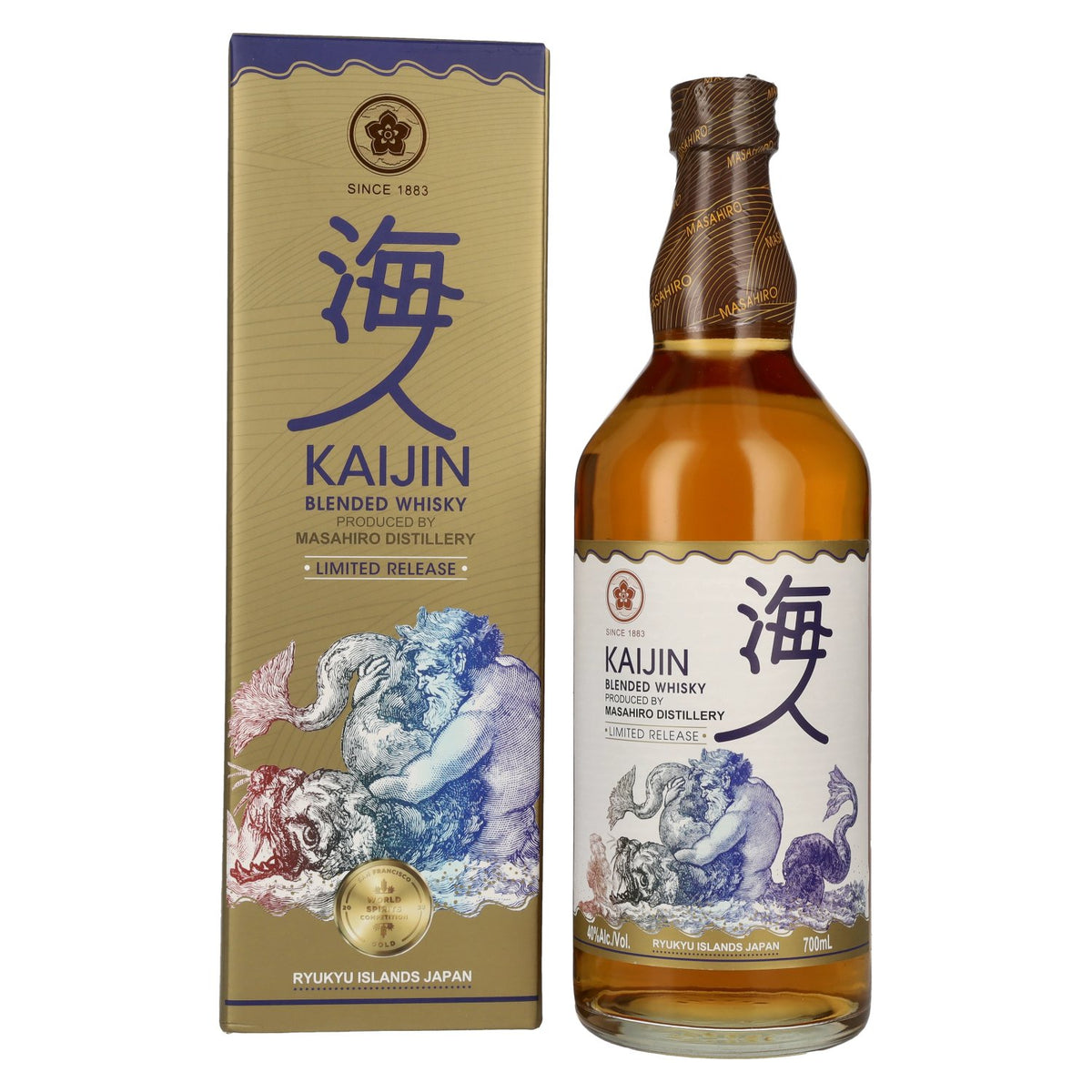 Kaijin Blended Whisky 40% Vol. 0,7l in gift box