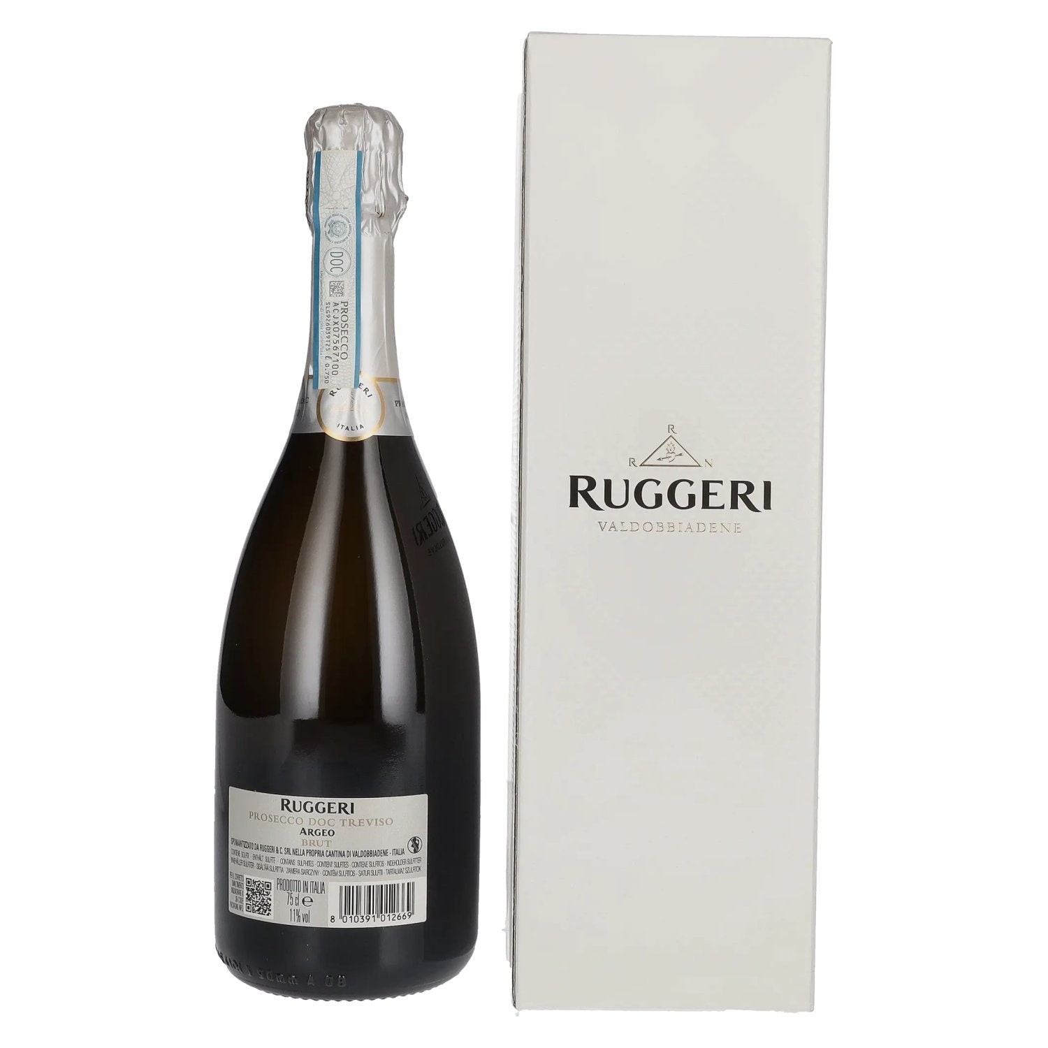 Ruggeri Argeo Prosecco DOC 11% Vol. 0,75l in Geschenkbox