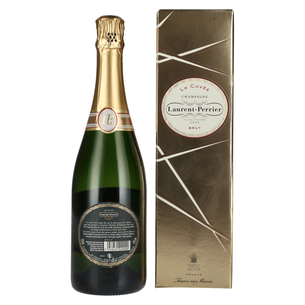 Laurent Perrier Champagne LA CUVÉE Brut 12% Vol. 0.75l in Gift Box