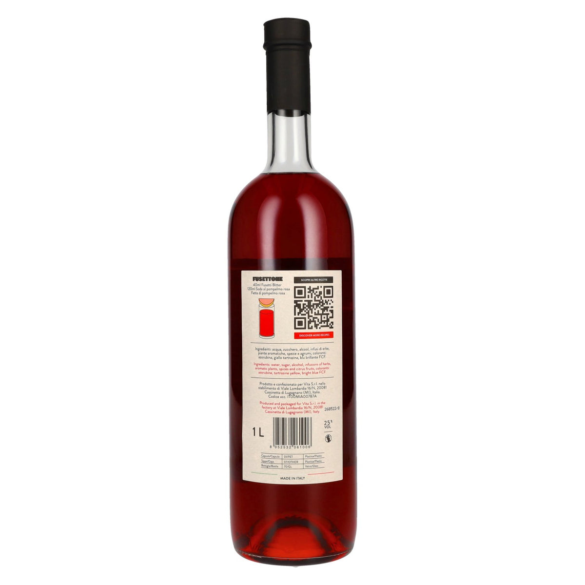 Fusetti Bitter 25% ABV 1 litre