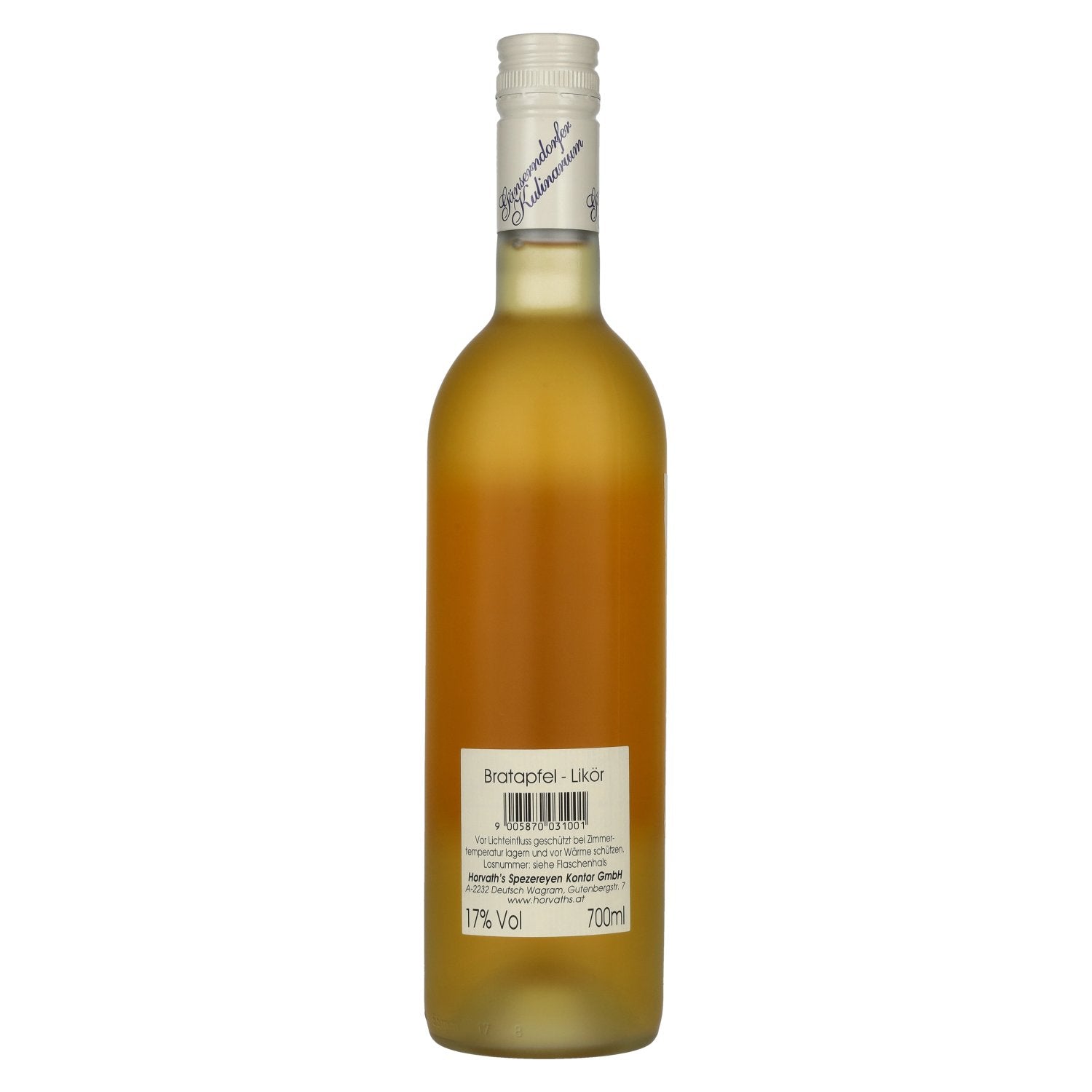 Auersthaler Baked Apple Liqueur with Advent Spices 17% Vol. 0.7l