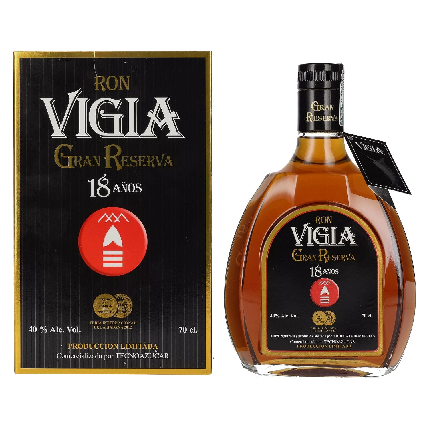 Ron Vigia Gran Reserva 18 Years Old 40% Vol. 0.7l in gift box