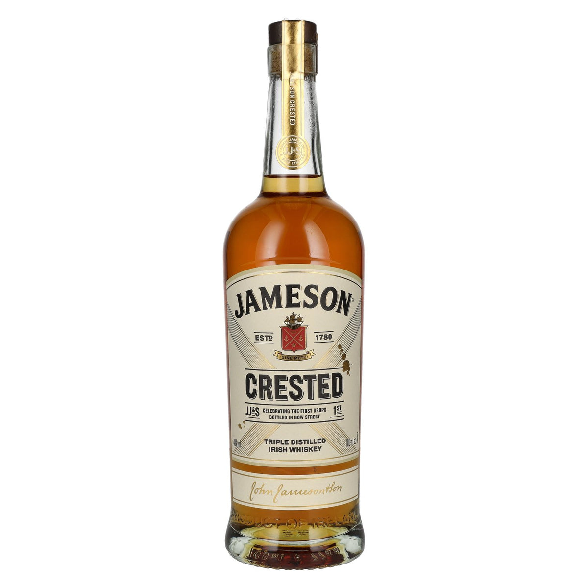 Jameson CRESTED Triple Distilled Irish Whiskey 40% Vol. 0.7l