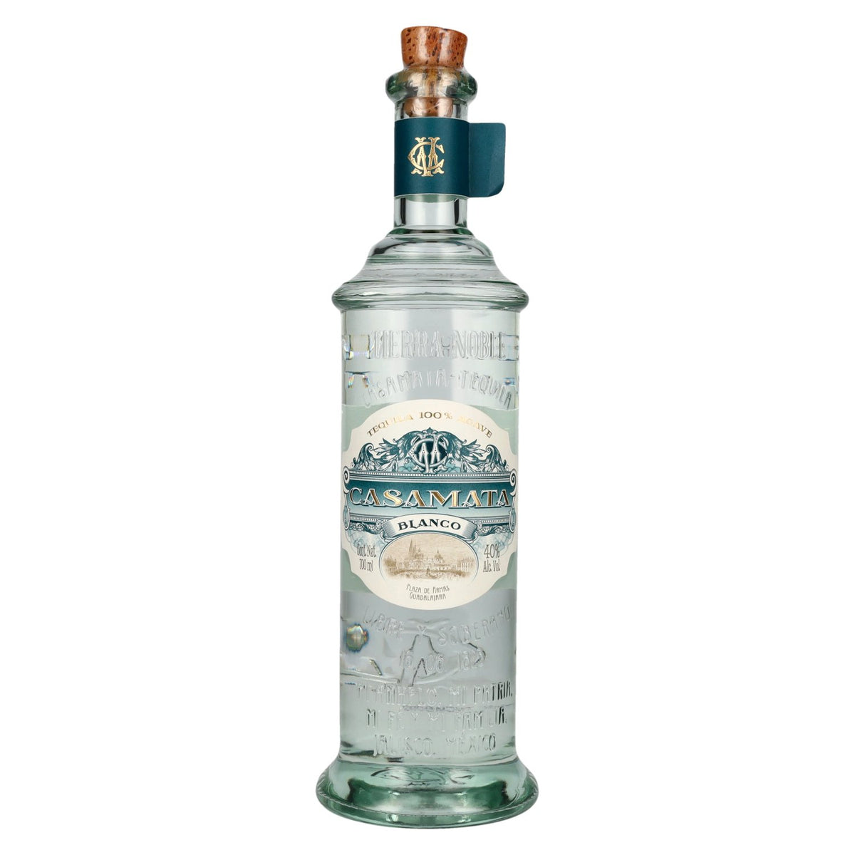 Tierra-Noble CASAMATA Blanco Tequila 100% Agave de Azul 40% ABV 0.7l