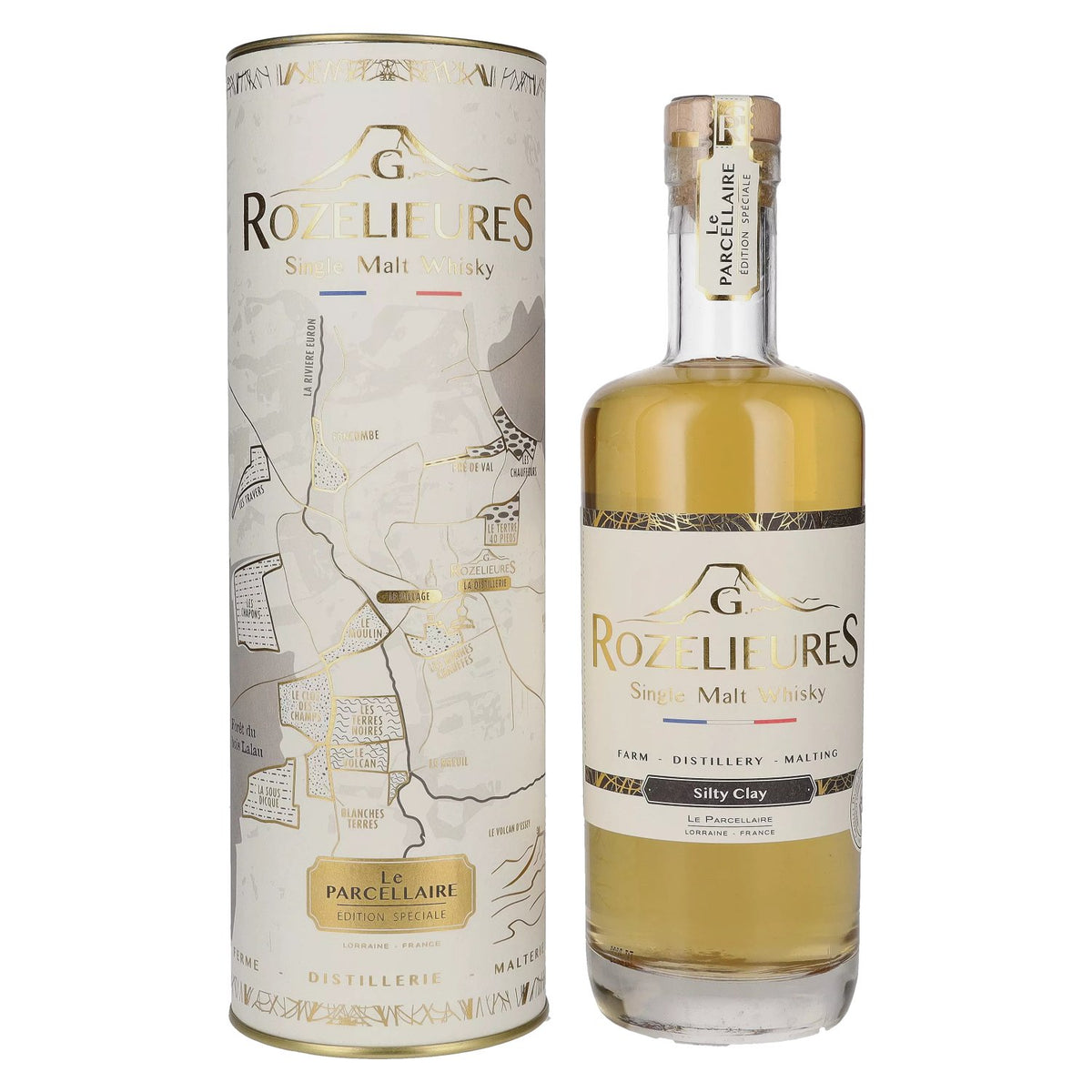 G. Rozelieures LE PARCELLAIRE Silty Clay Single Malt Whisky 43% Vol. 0.7l in gift box