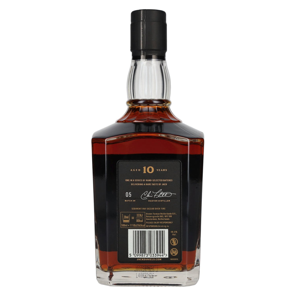 Jack Daniel's 10 Years Old Tennessee Whiskey Batch 05 48,5% Vol. 0,7l