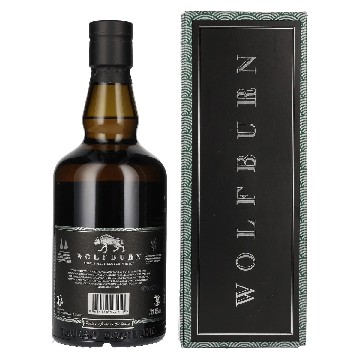 Wolfburn N°458 Single Malt Scotch Whisky Small Batch Release 46% Vol. 0.7l in Gift Box
