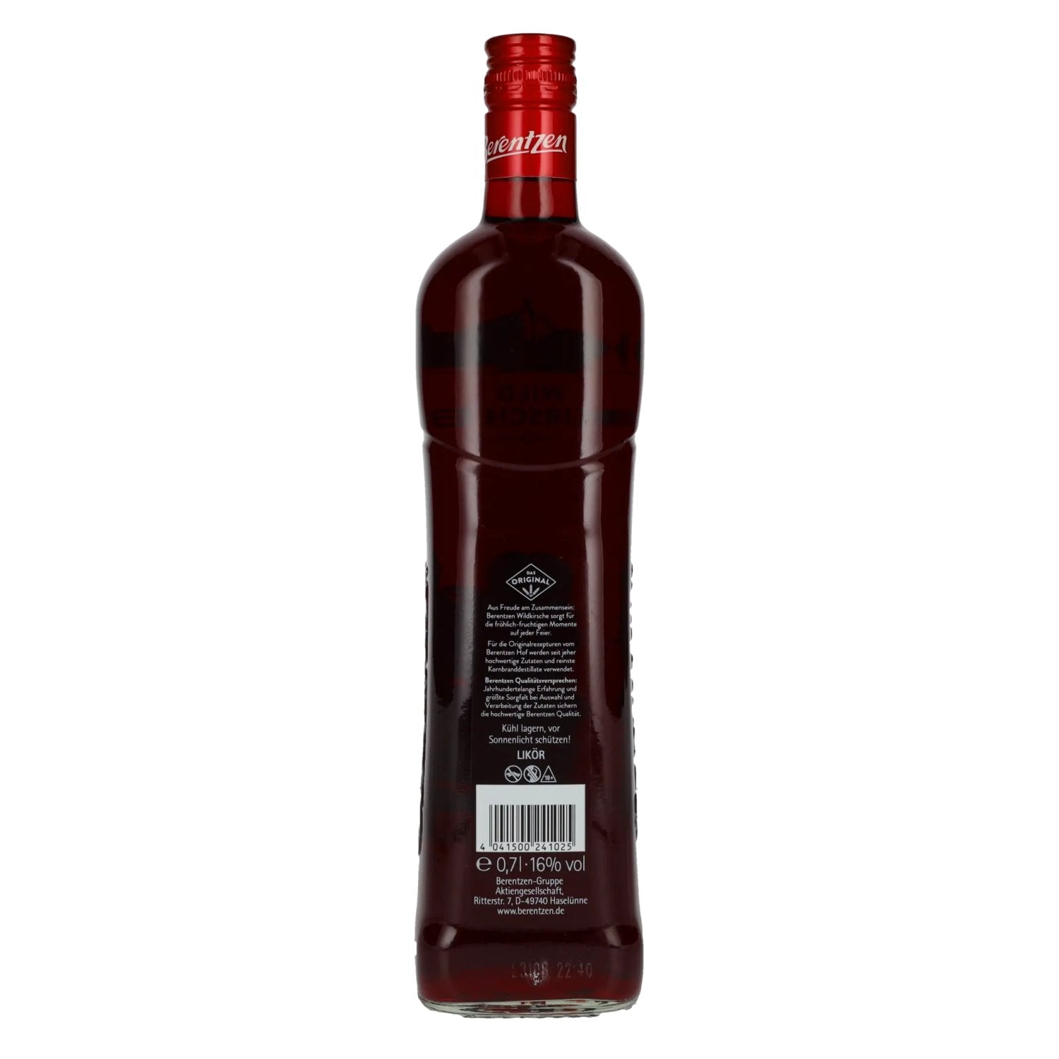 Berentzen Wild Cherry Liqueur 16% Vol. 0.7l