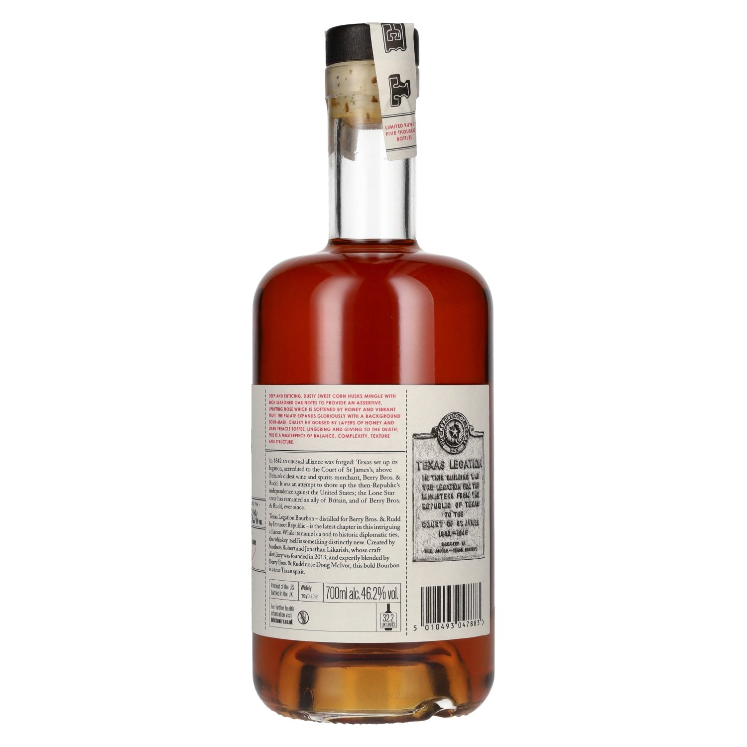 Texas Legation Bourbon Whiskey Batch 2 46.2% Vol. 0.7l