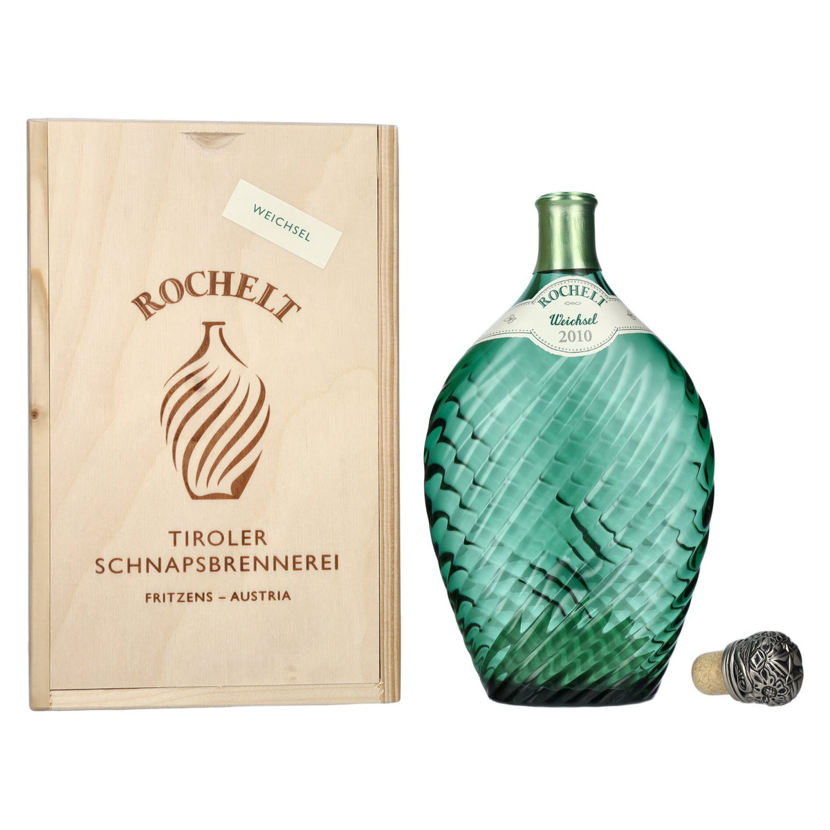 Rochelt Sour Cherry 2010 50% vol. 0.7 l in a wooden crate