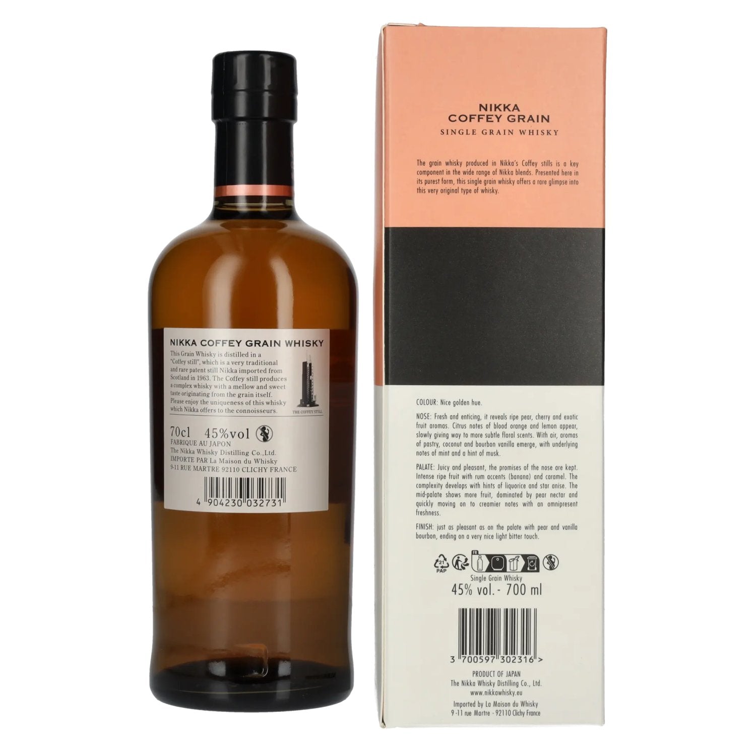 Nikka Coffey Grain Whisky 45% Vol. 0,7l in Geschenkbox