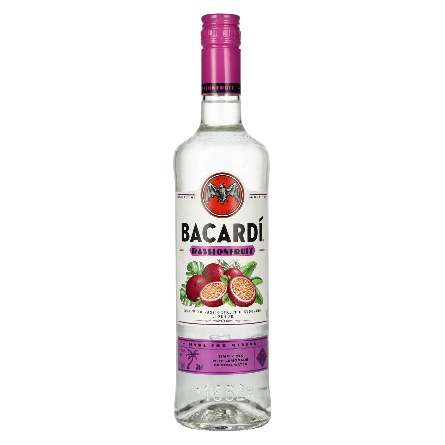 Bacardi PASSIONFRUIT Rum With Natural Flavors 27% Vol. 0.7l