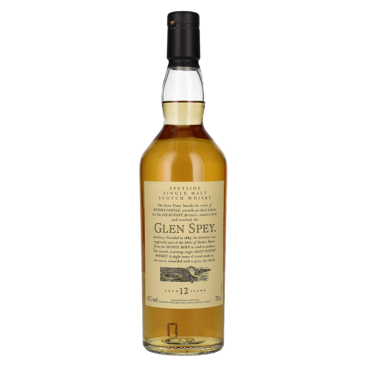 Glen Spey 12 Years Old FLORA & FAUNA Speyside Single Malt 43% Vol. 0.7l