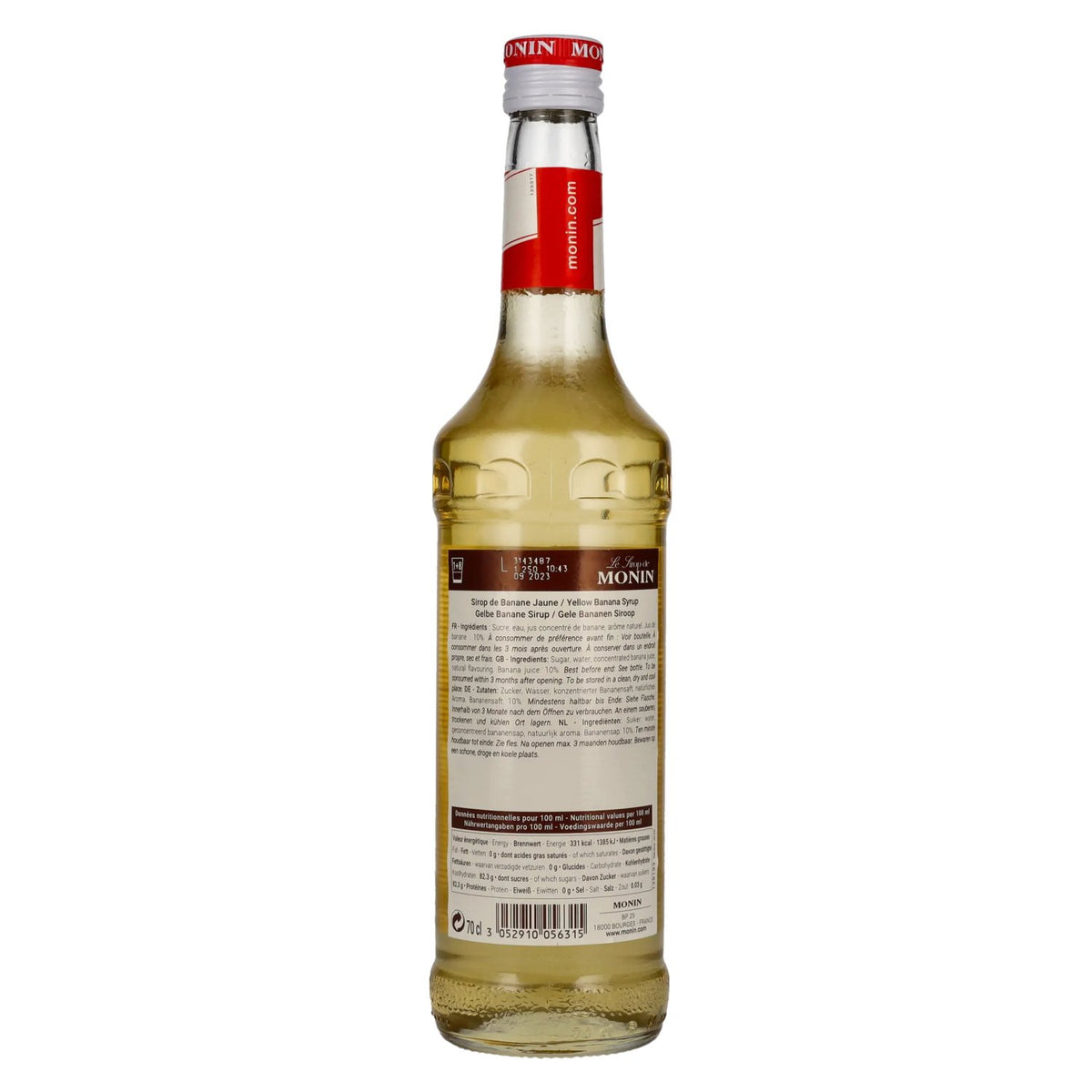 Monin Yellow Banana Syrup 0.7 l