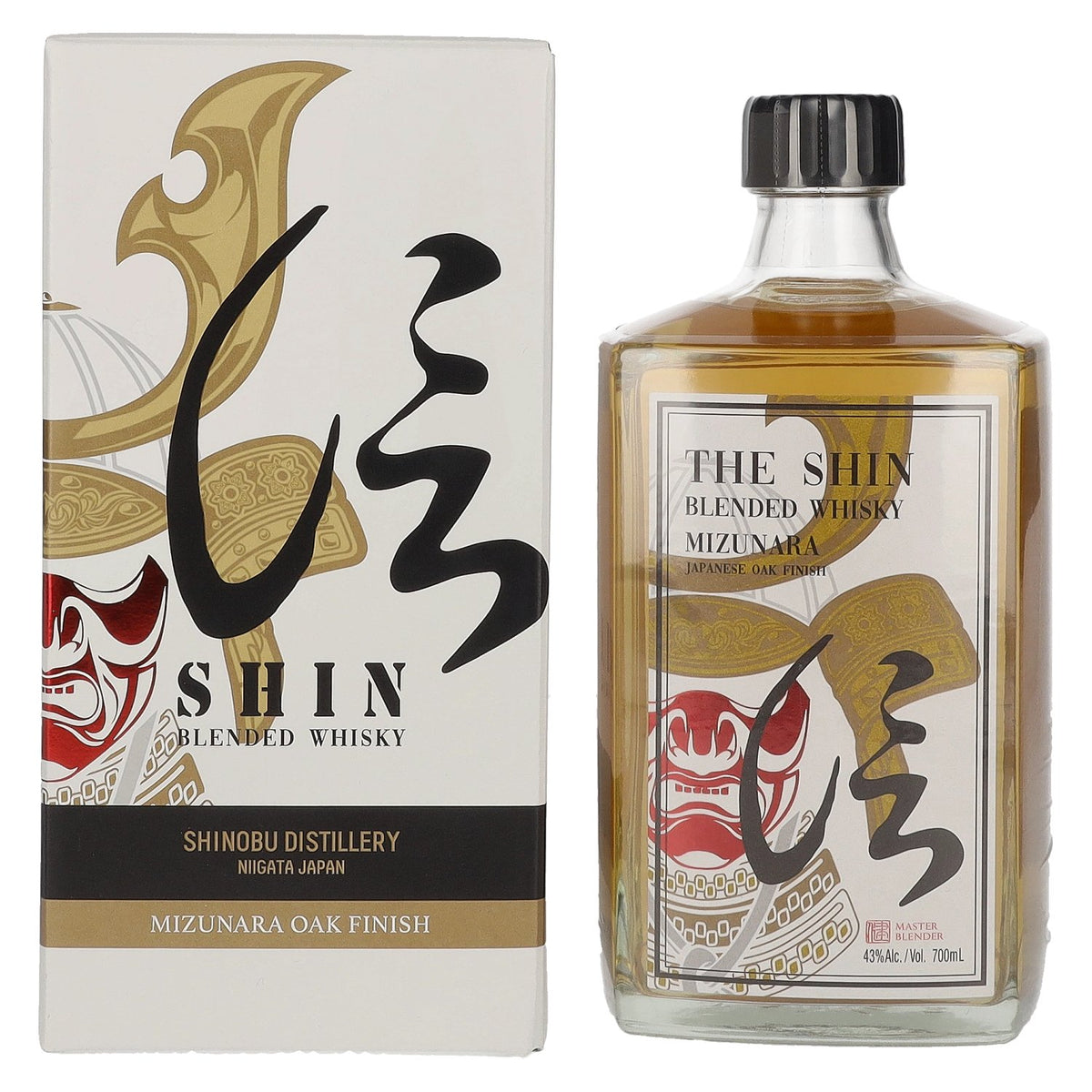 The Shin Blended Whisky MIZUNARA Japanese Oak Finish 43% Vol. 0.7l in Gift Box