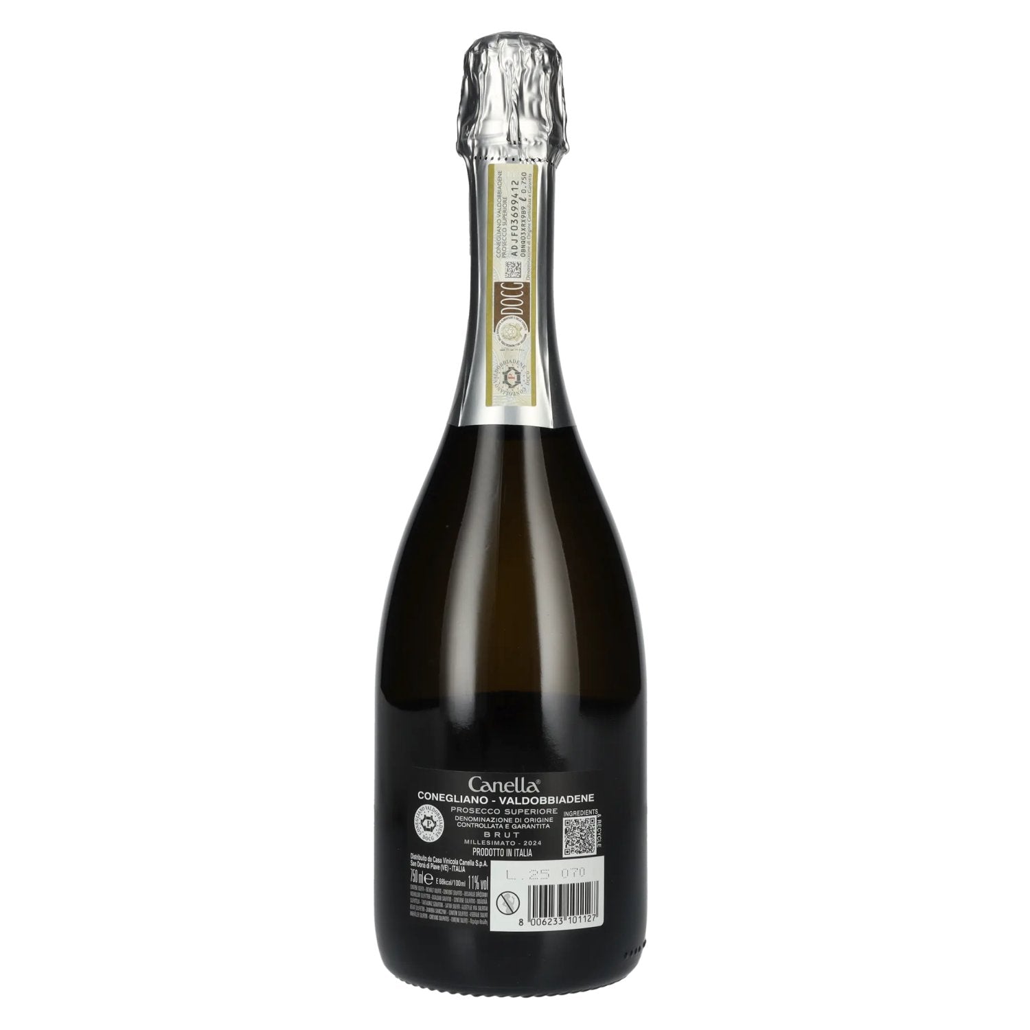 Canella Valdobbiadene Prosecco Superiore Millesimato Brut DOCG 2024 11% Vol. 0,75l