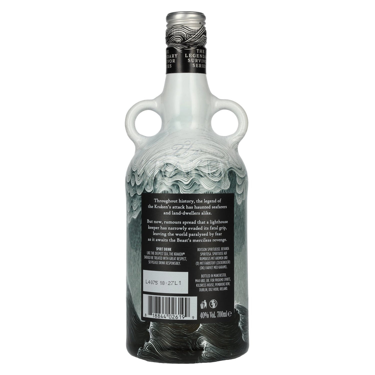 The Kraken Black Spiced The Legendary Survivor Series 40% Vol. 0.7l
