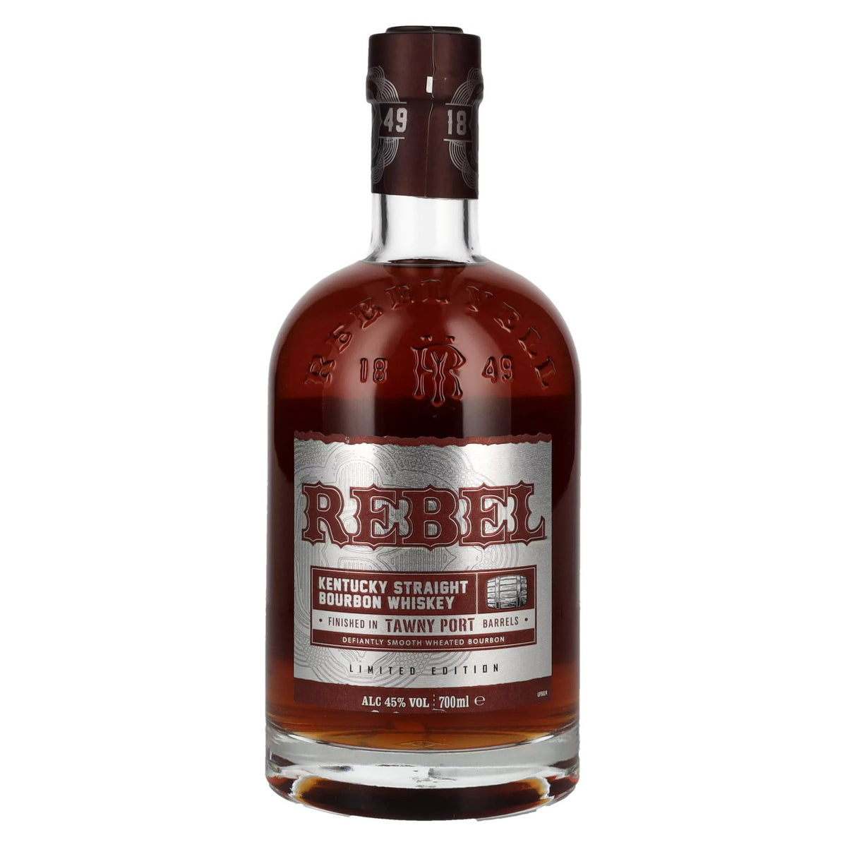 Rebel Kentucky Straight Bourbon Whiskey TAWNY PORT Barrel Finish 45% Vol. 0.7l