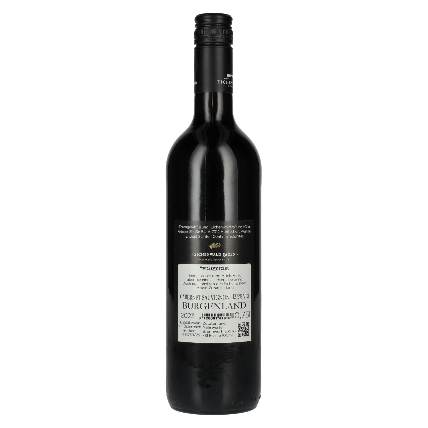 Eichenwald DER ARISTOKRAT Cabernet Sauvignon 2023 13,5% Vol. 0,75l
