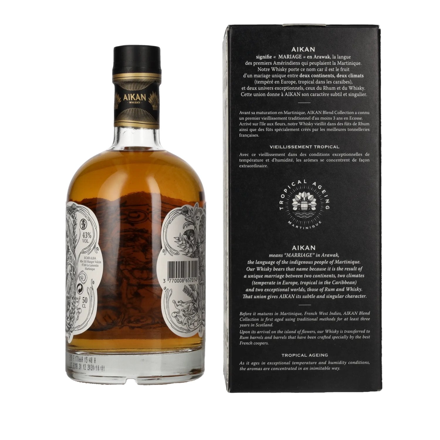 Aikan Whisky Blend Collection Batch No. 3 43% Vol. 0,5l in Geschenkbox