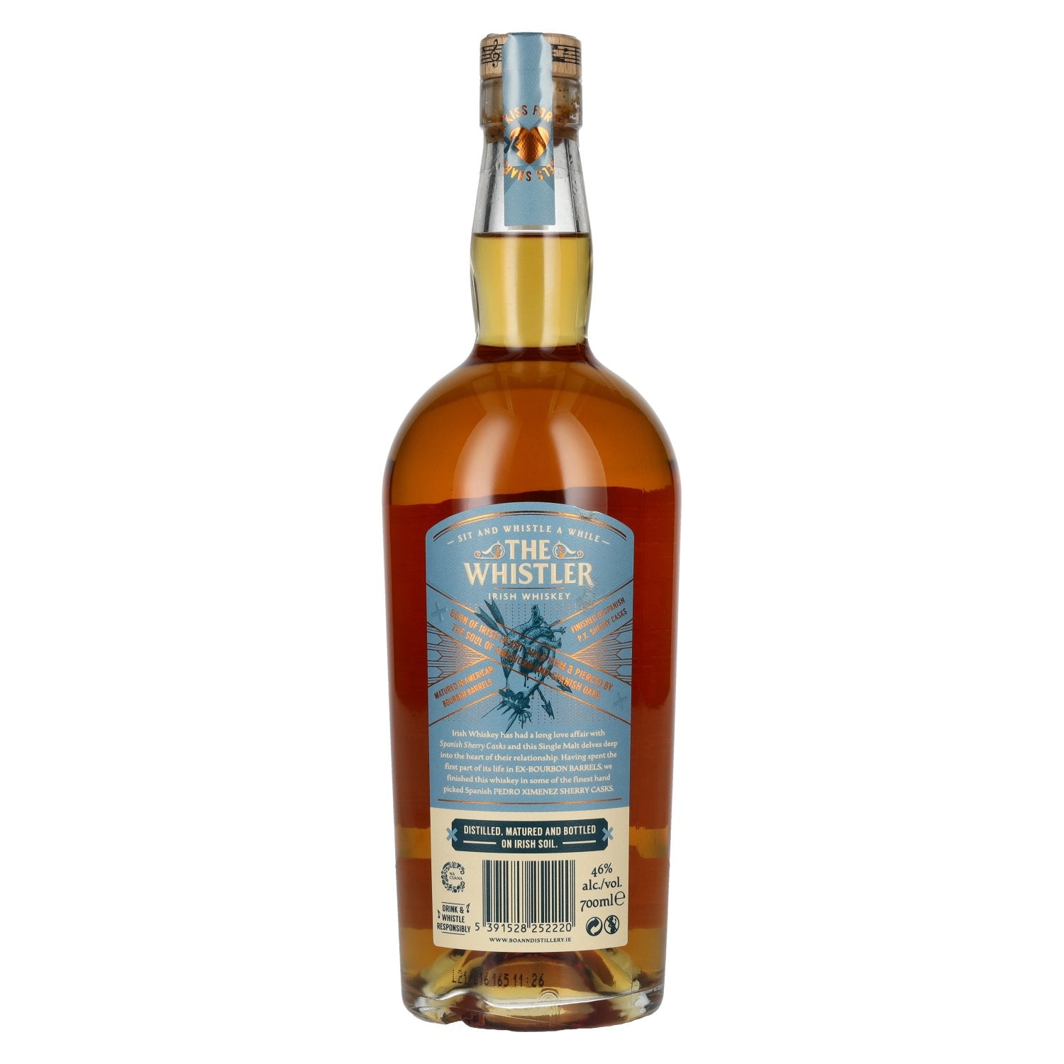 The Whistler Irish Whiskey P.X. I LOVE YOU Single Malt 46% Vol. 0.7l