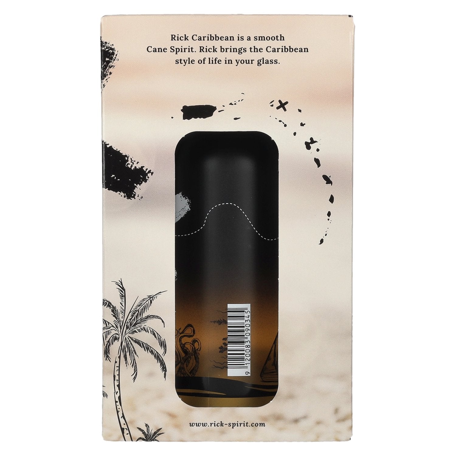 Rick Caribbean XO 8 Years Old Smooth Rum 40% Vol. 0,5l in Geschenkbox