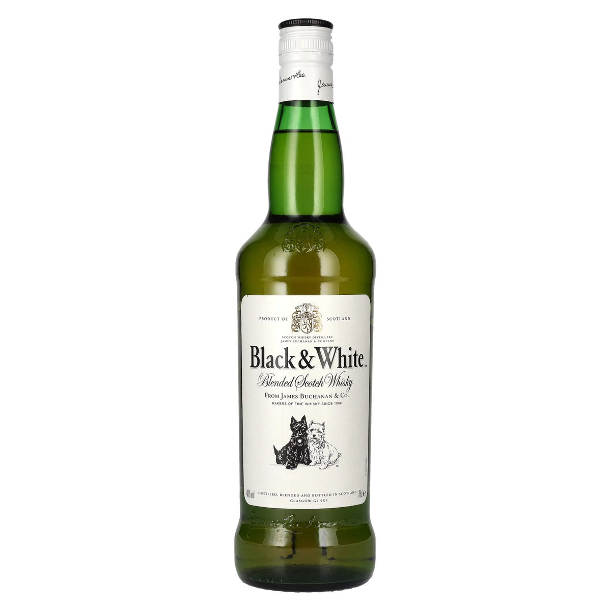 Black &amp; White Blended Scotch Whisky 40% vol. 0.7l