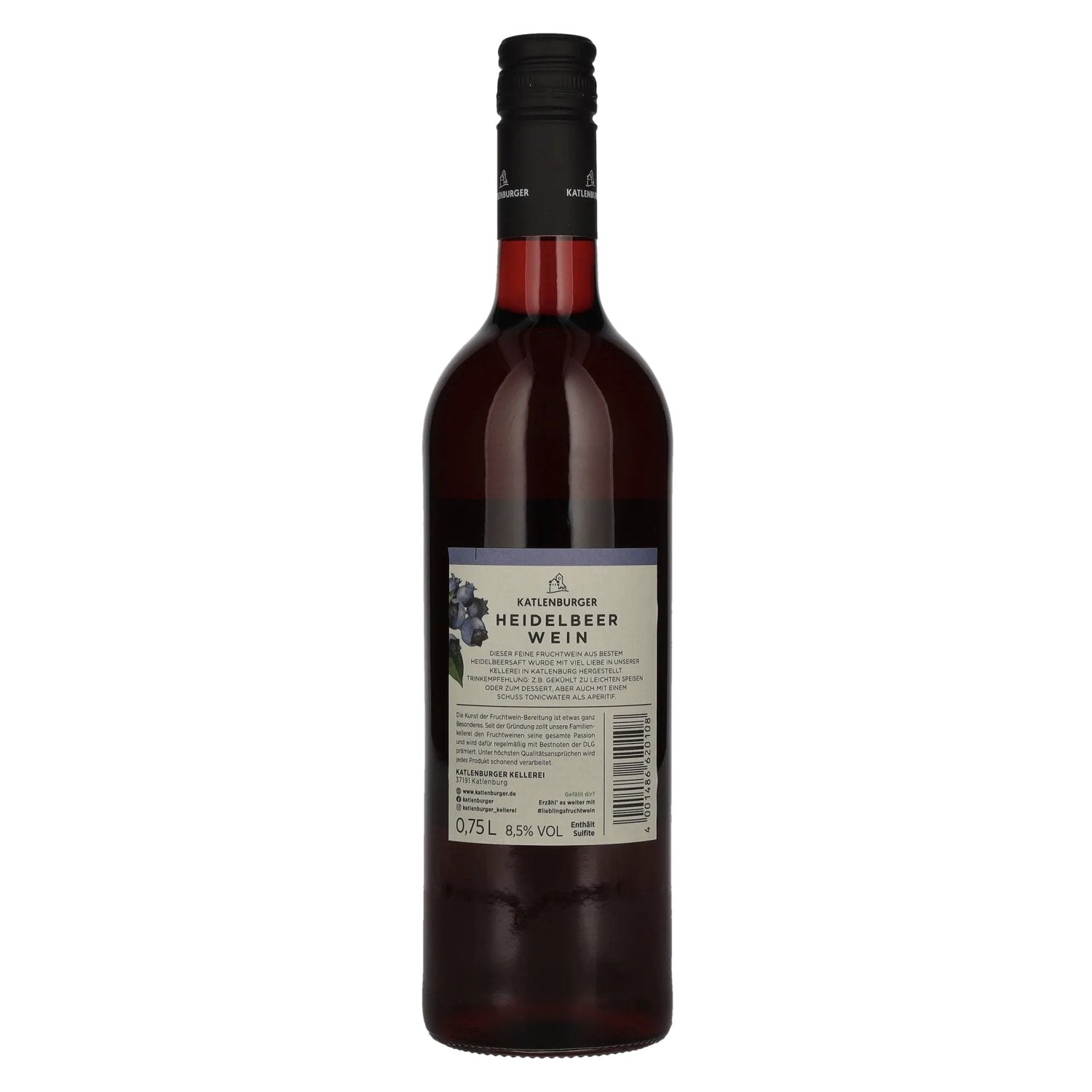 Katlenburger Blueberry Wine 8.5% Vol. 0.75l