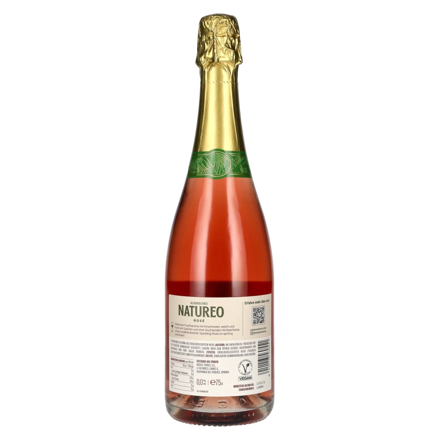 Torres Natureo Sparkling Rosé alkoholfrei 0,75l