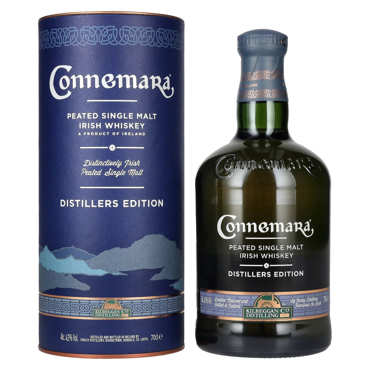 Connemara DISTILLERS EDITION Peated Single Malt Irish Whiskey 43% Vol. 0.7l in gift box