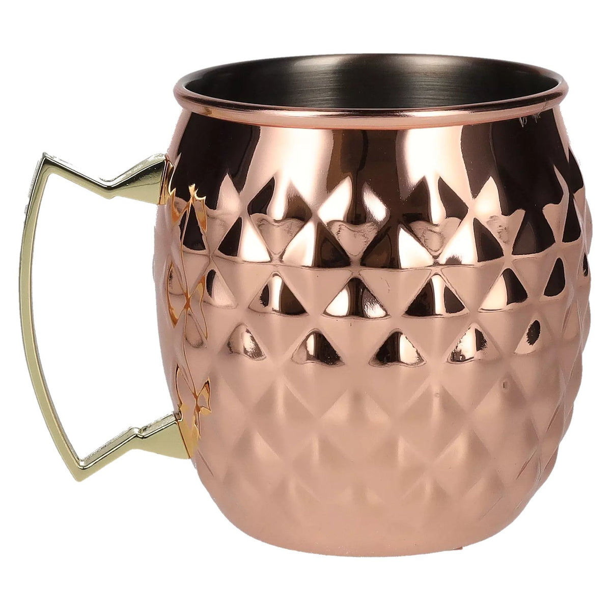 APS Moscow Mule Mug, Stainless Steel, Shiny Copper-Look, 0.5l