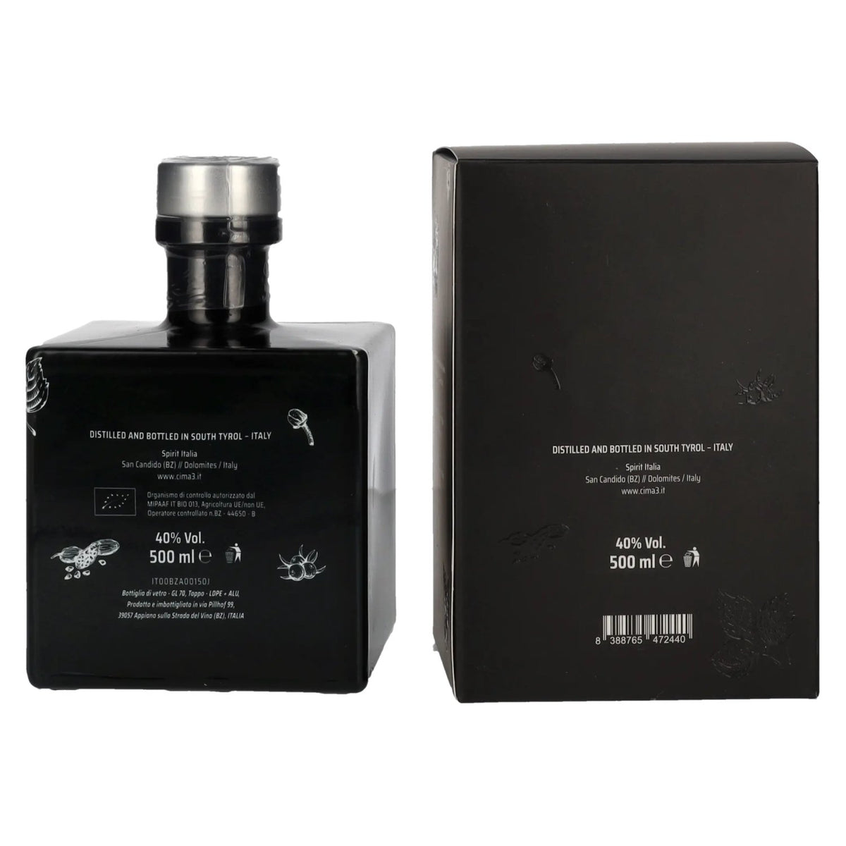 Cima3 Gin BIO 40% Vol. 0,5l in Geschenkbox