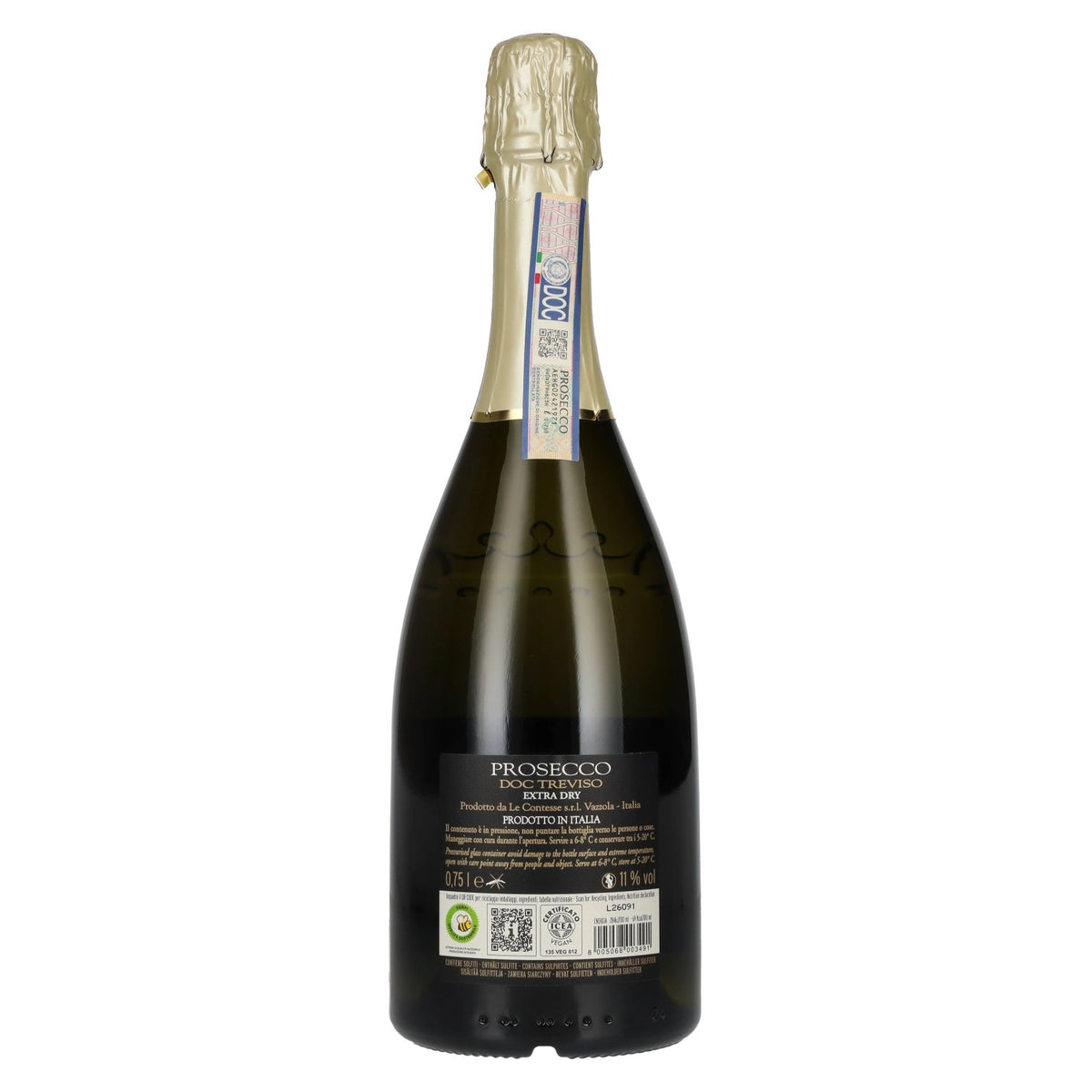 Le Contesse Prosecco DOC Treviso Extra Dry 11% Vol. 0,75l