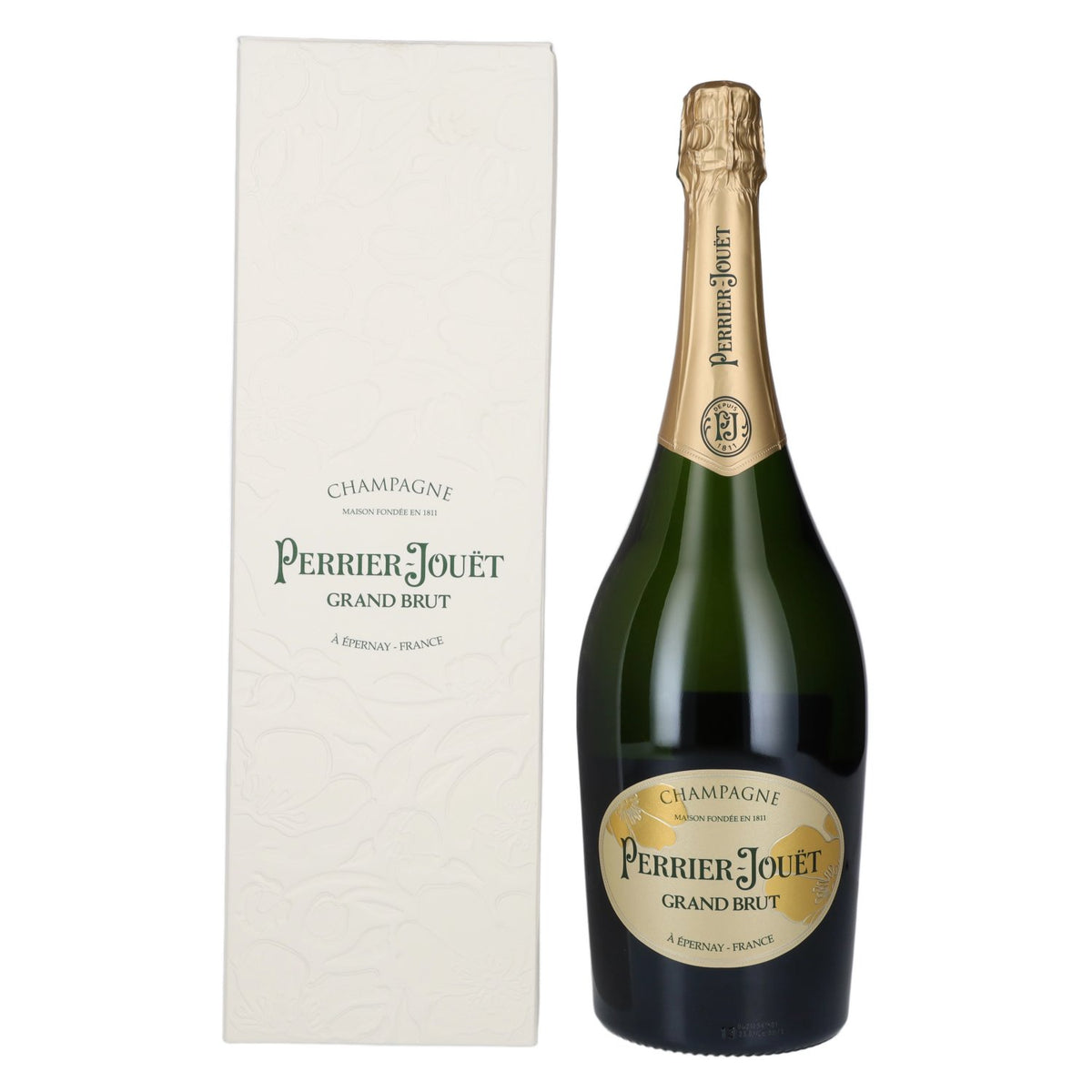 Perrier-Jouët Champagne Grand Brut 12,5% Vol. 1,5l in Geschenkbox