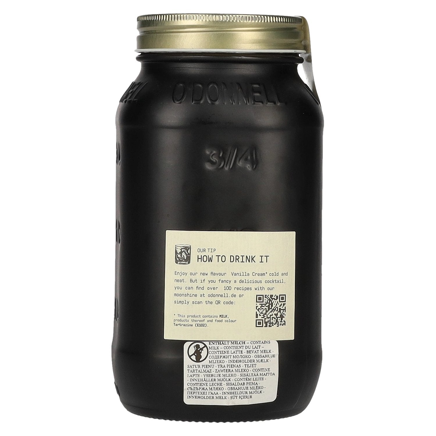O'Donnell Moonshine VANILLA CREAM Liqueur 17% Vol. 0.7l
