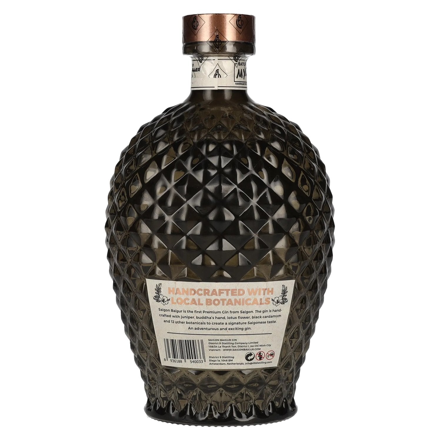 Saigon Baigur Premium Dry Gin 43% Vol. 0.7l
